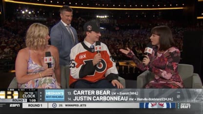 Martone on being drafted by the Flyers