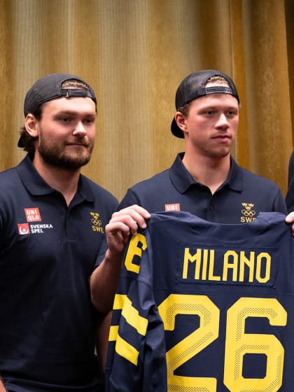 Tre Kronor samlades inför OS i Milano