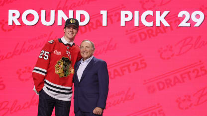 Mason West drafted by Chicago Blackhawks in first round of 2025 NHL Draft