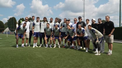 Hráči NHL se setkali s fotbalisty Interu Milán