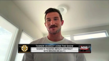Tanner Jeannot joins NHL Tonight to talk Bruins