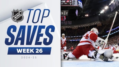 Top Saves from Week 26 of the 2024-25 NHL Season