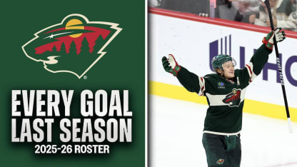 Every goal last season from the 2025-26 Wild