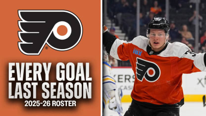 Every goal last season from the 2025-26 Flyers