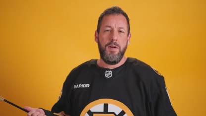 Adam Sandler announcers Bruins Draft pick as Happy Gilmore