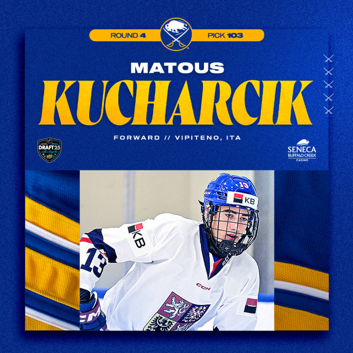 Buffalo draft pick Matous Kucharcik