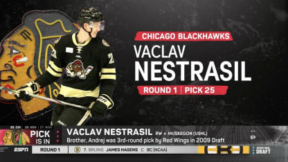 Nestrasil drafted No. 25 by Blackhawks