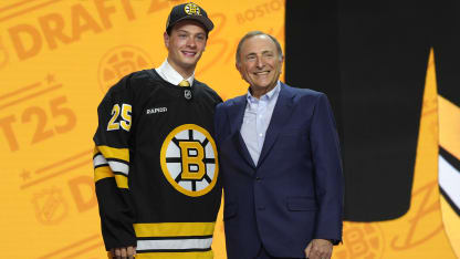James Hagens landing at Boston Bruins dream come true
