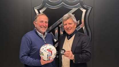 NHL und die italienische Lega Serie A verkuenden Content-Partnerschaft