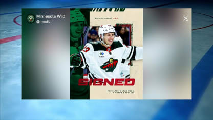 Marco Rossi signs extension with Wild