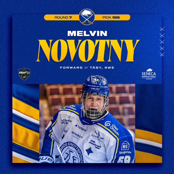 Sabres draft pick Melvin Novotny