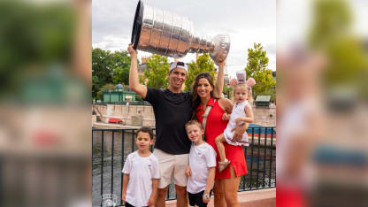 Evan Rodrigues takes Stanley Cup to Disney World in Florida