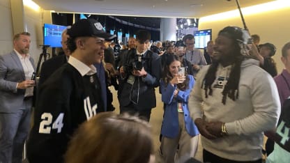 Tij Iginla meeting Marshawn Lynch