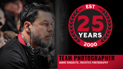 A career behind the lens: 25 years a Sens team photographer for André Ringuette