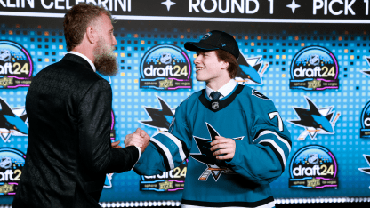 Macklin Celebrini amazing night at 2024 NHL Draft