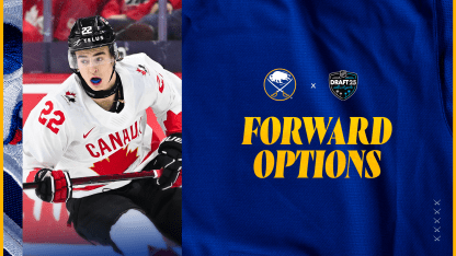 buffalo sabres 2025 first round ninth pick nhl draft prospects forwards mike morreale chris peters corey pronman rankings mock draft
