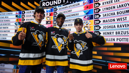 Three First-Round Picks, One Big Night for the Penguins